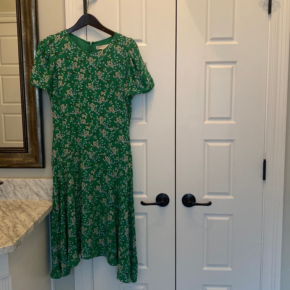 Loft Green Dress